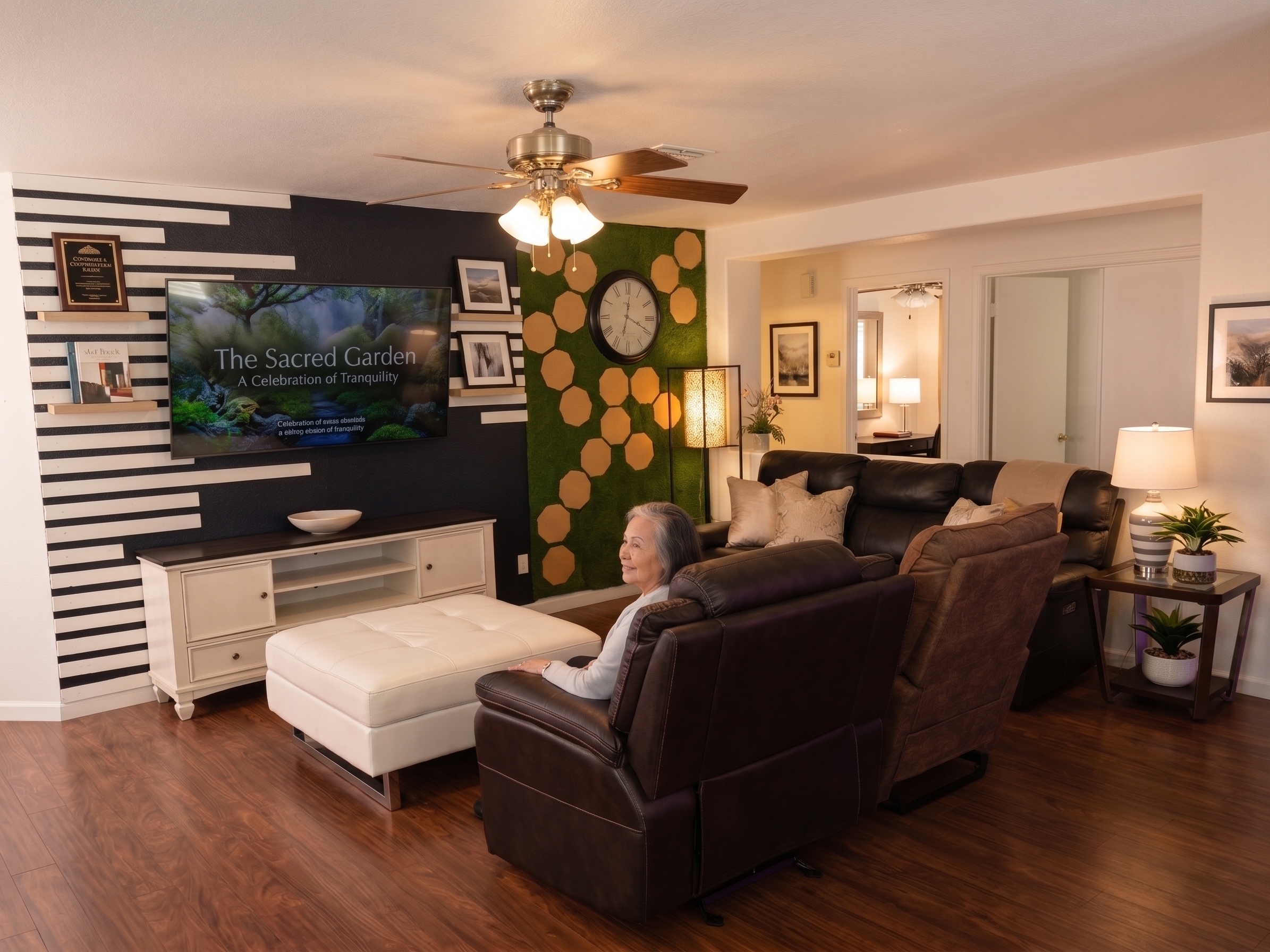 Warm, welcoming living space at Senior Comfort